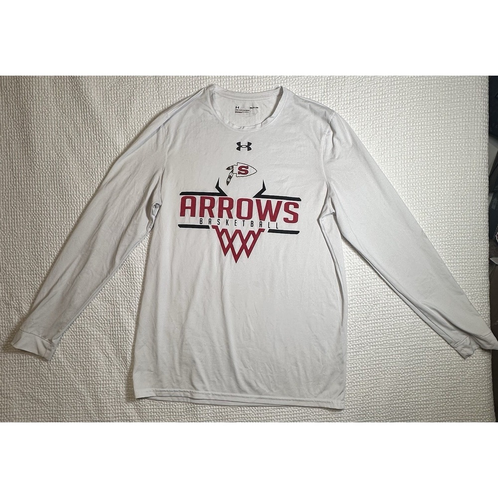 Under Armour Arrows Basketball Team Long Sleeve Performance Shirt Men's Small